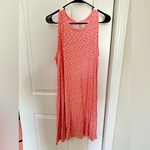 LOFT Outlet Sleeveless Floral Swing Dress